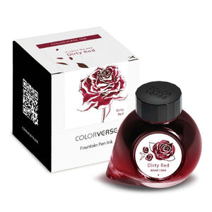 Colorverse | Project Series | Fountain Pen Ink | Dirty Red | 65ml - penpencilink