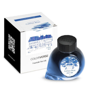 Colorverse | Project Series | Fountain Pen Ink | Cotton Blue | 65ml - penpencilink