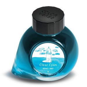 Colorverse | Project Series | Fountain Pen Ink | Clear Cyan | 65ml - penpencilink