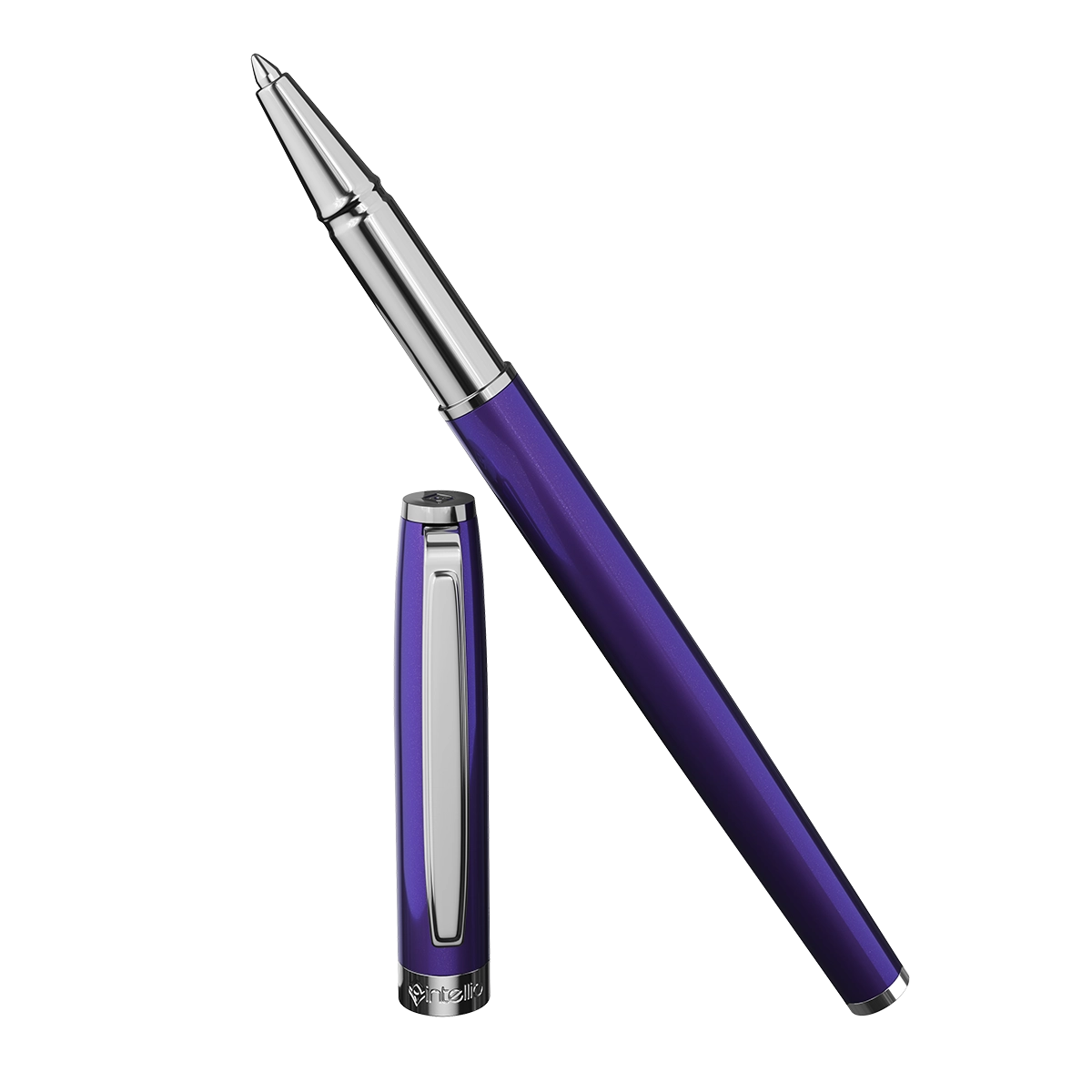 Intellio | Insignia | Indigo| Chrome | Roller Ball Pen