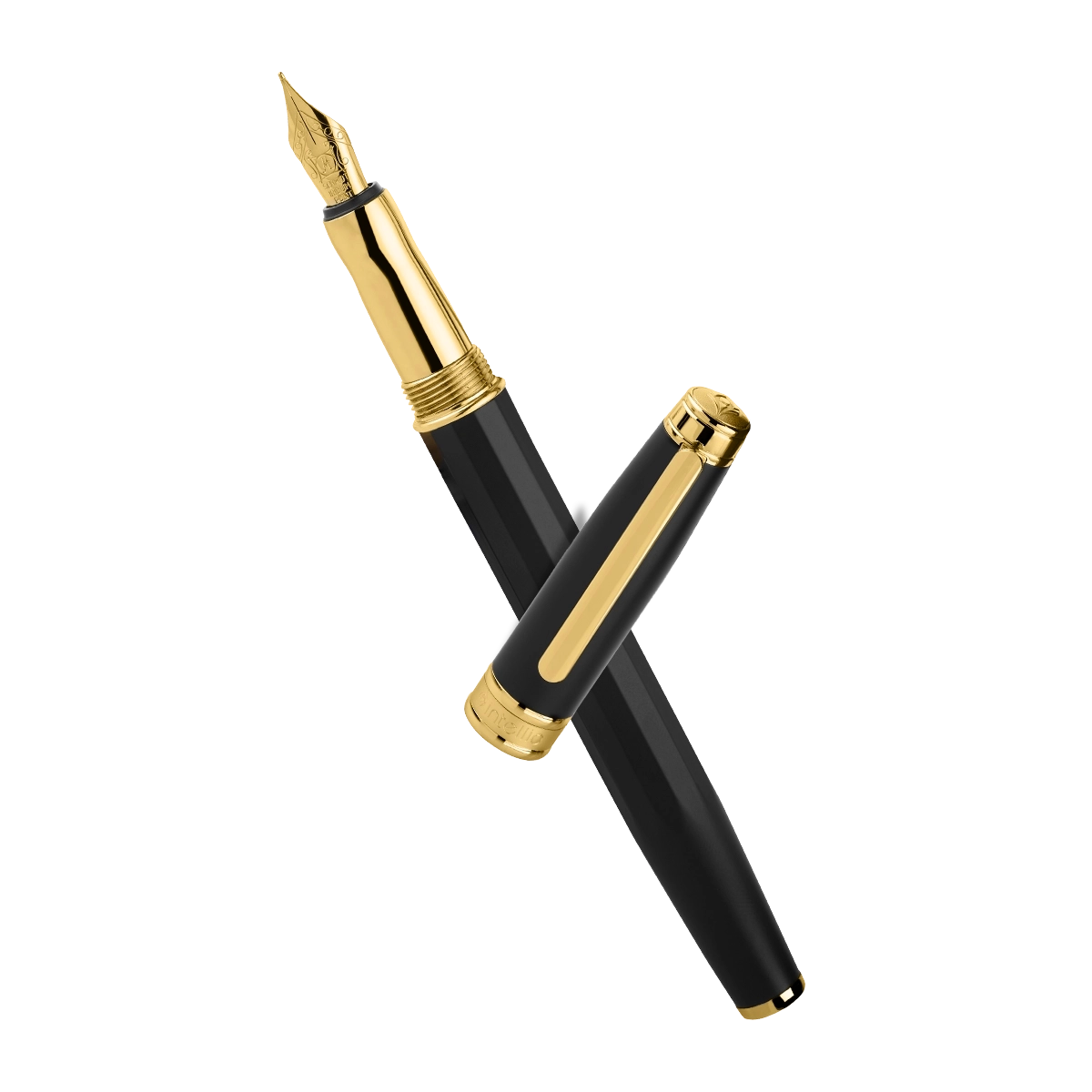 Intellio | Mystique | Black | Gold | Fountain Pen