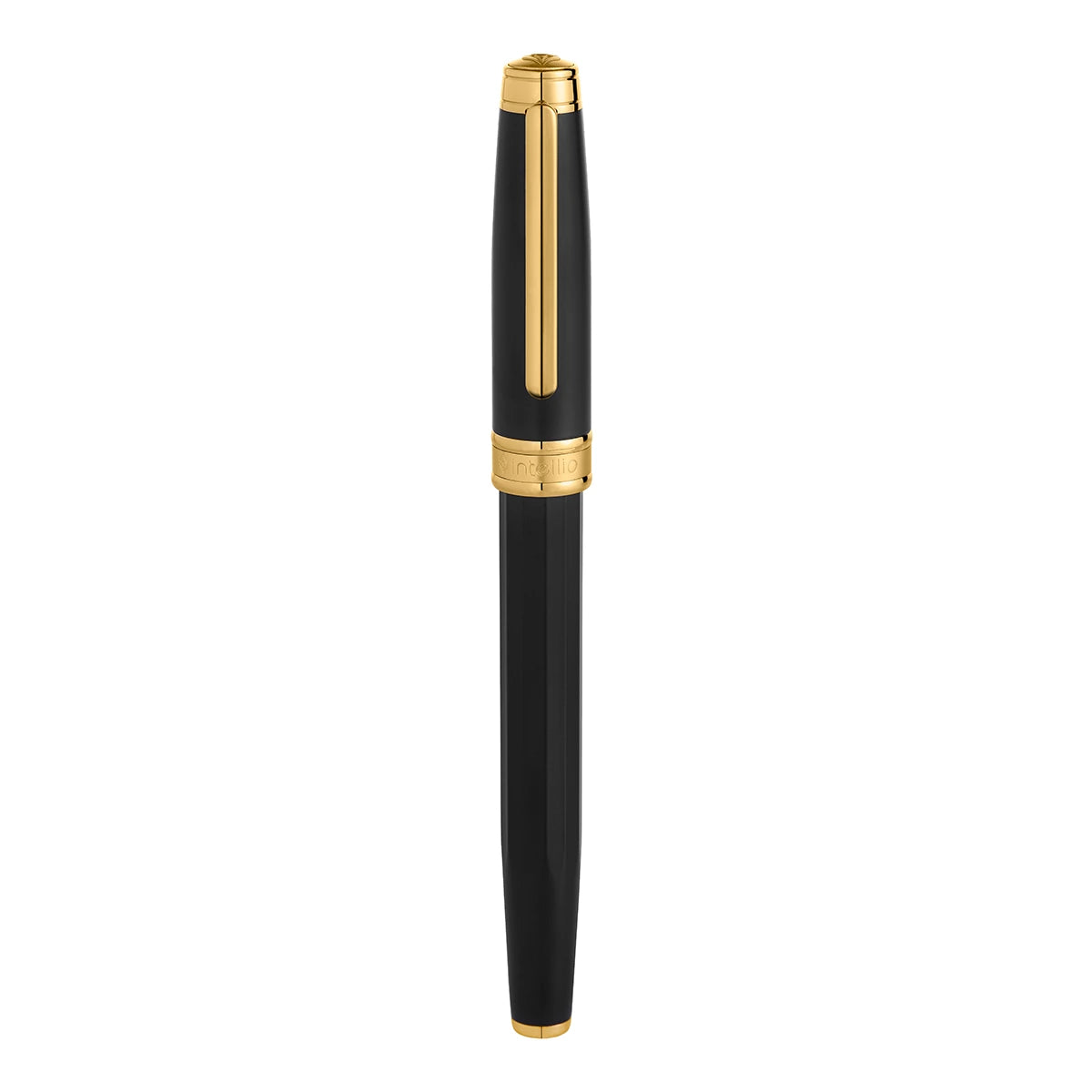 Intellio | Mystique | Black | Gold | Roller Ball Pen