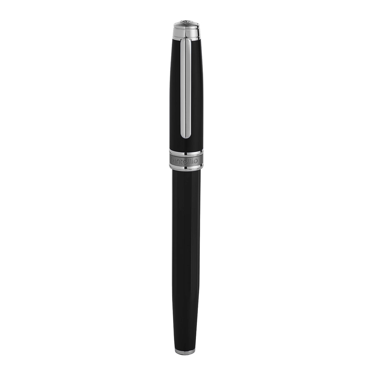Intellio | Mystique | Black | Chrome | Roller Ball Pen