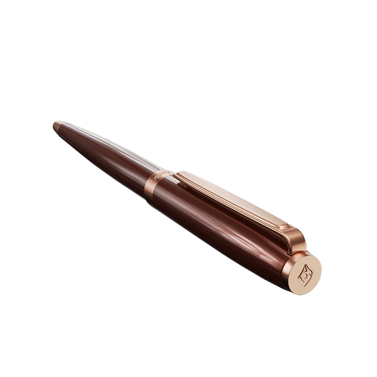 Intellio | Insignia | Ball Pen| - Brown Rose Gold