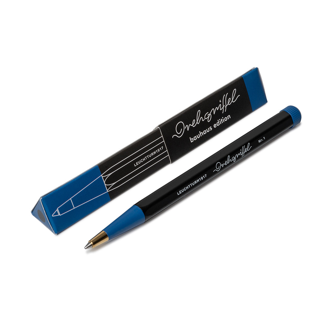 LEUCHTTURM1917 | Drehgriffel No. 1 Bauhaus Edition | Ball Pen | - Black/Royal Blue