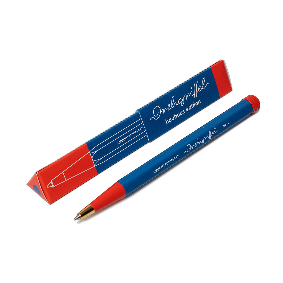 LEUCHTTURM1917 | Drehgriffel No. 1 Bauhaus Edition | Ball Pen | - Royal Blue/Red