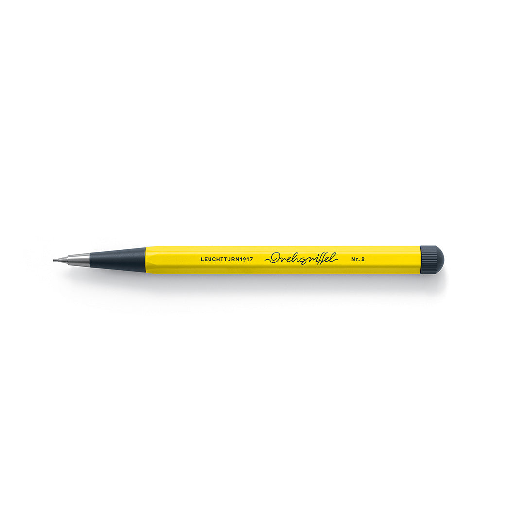 LEUCHTTURM1917 | Drehgriffel No. 2 | Mechanical Clutch Pencil | - Lemon Yellow (0.7mm)
