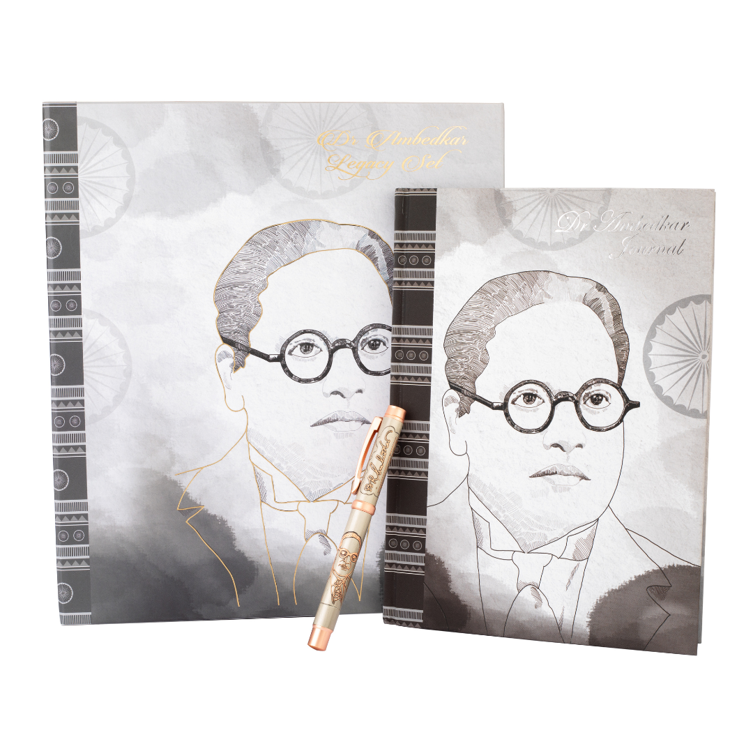 DR. B.R. Ambedkar | Signature Edition | Gift Set (Signature Diary With Pen) | By Venus Traders