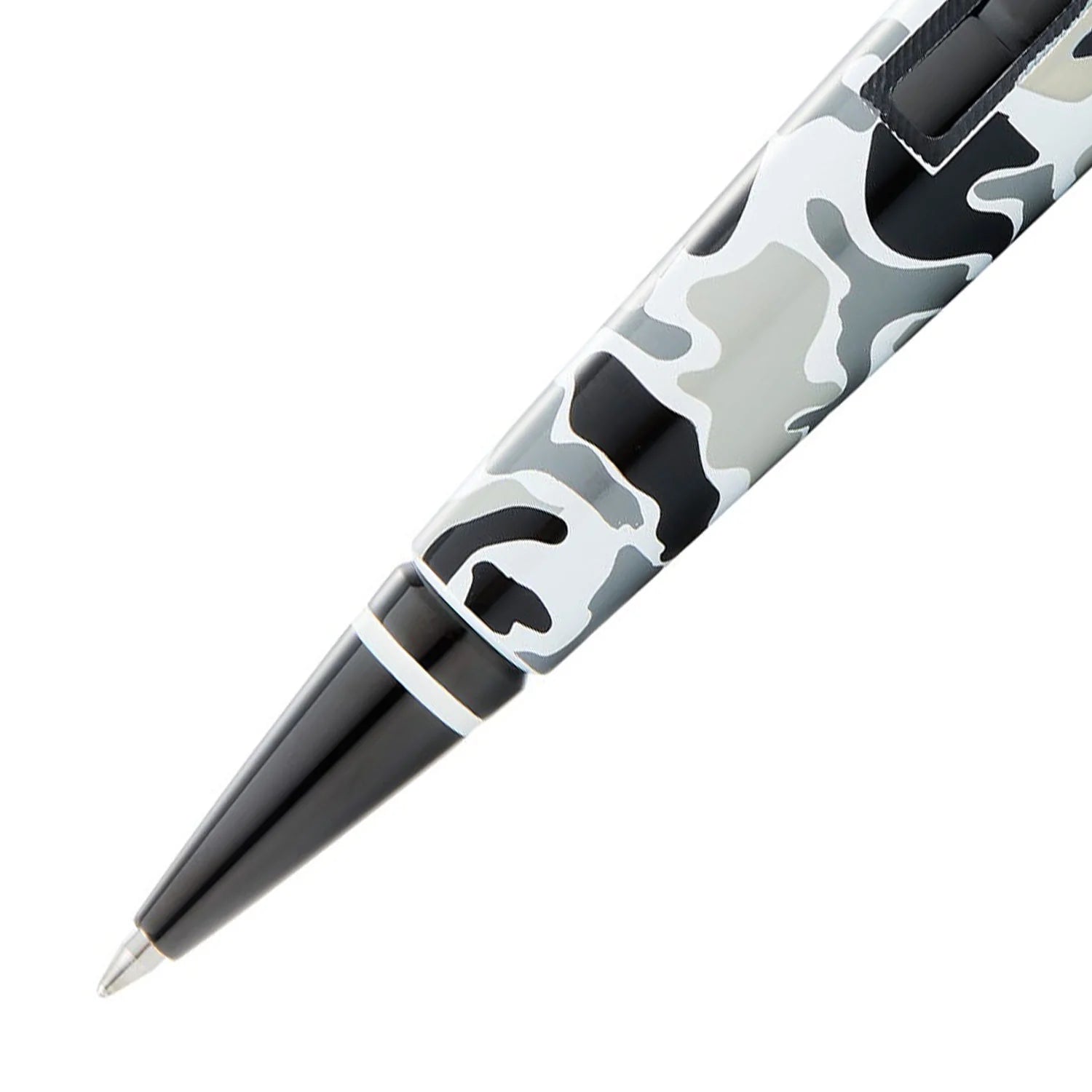 Cross | Edge | Roller Ball Pen | - Black & White Camo PVD