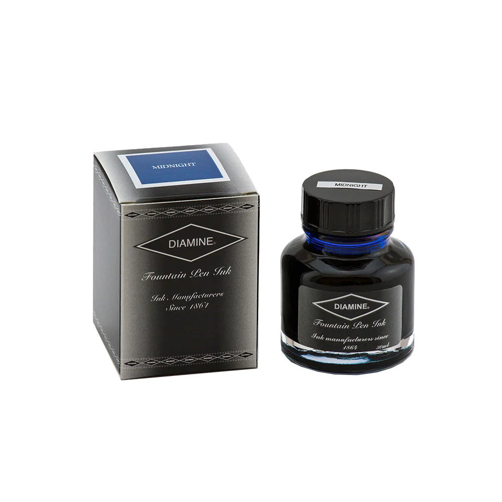Diamine | Ink Bottle | - Midnight (30ml)