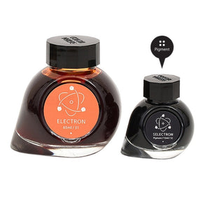 Colorverse | Multiverse Series | Season 3 | Fountain Pen Ink | Electron | Orange | 65ml and 15ml | 2 Bottle Set - penpencilink