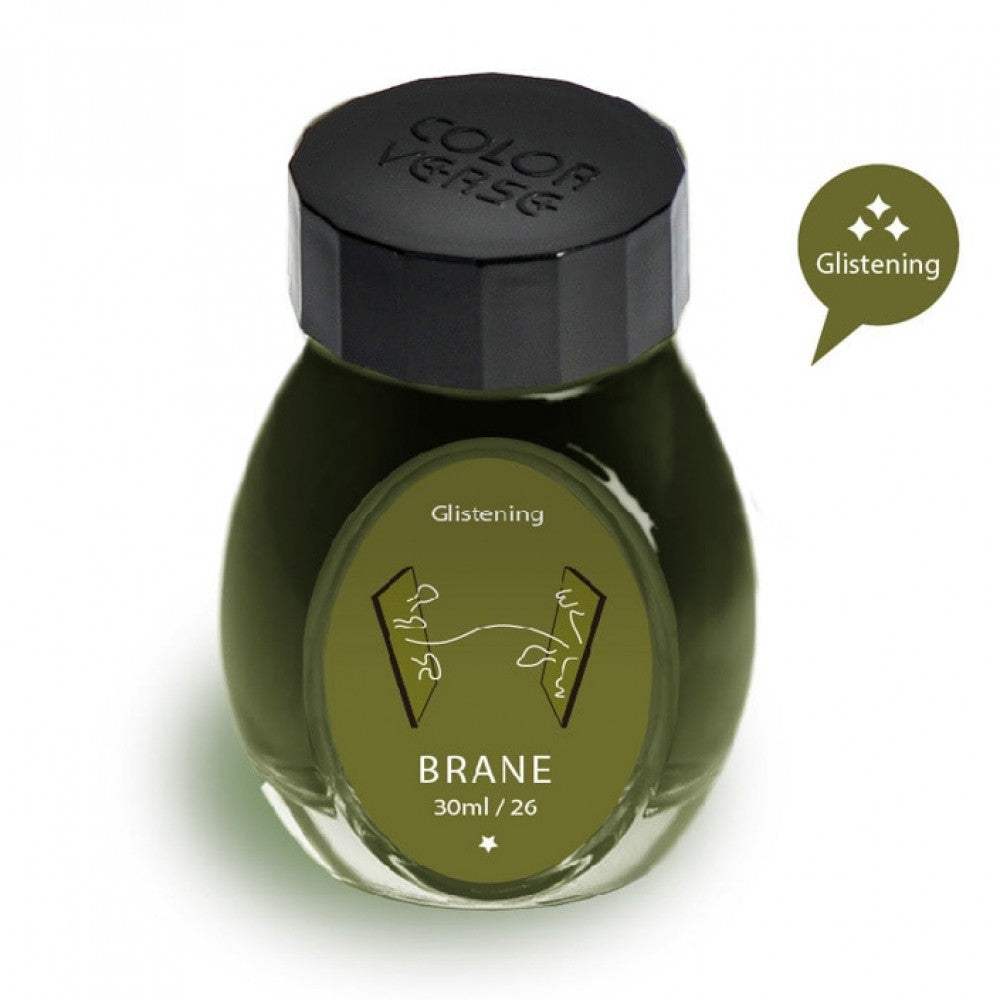 Colorverse | Glistening Series | Multiverse Brane | Fountain Pen Ink | Green Ink | 30ml - penpencilink