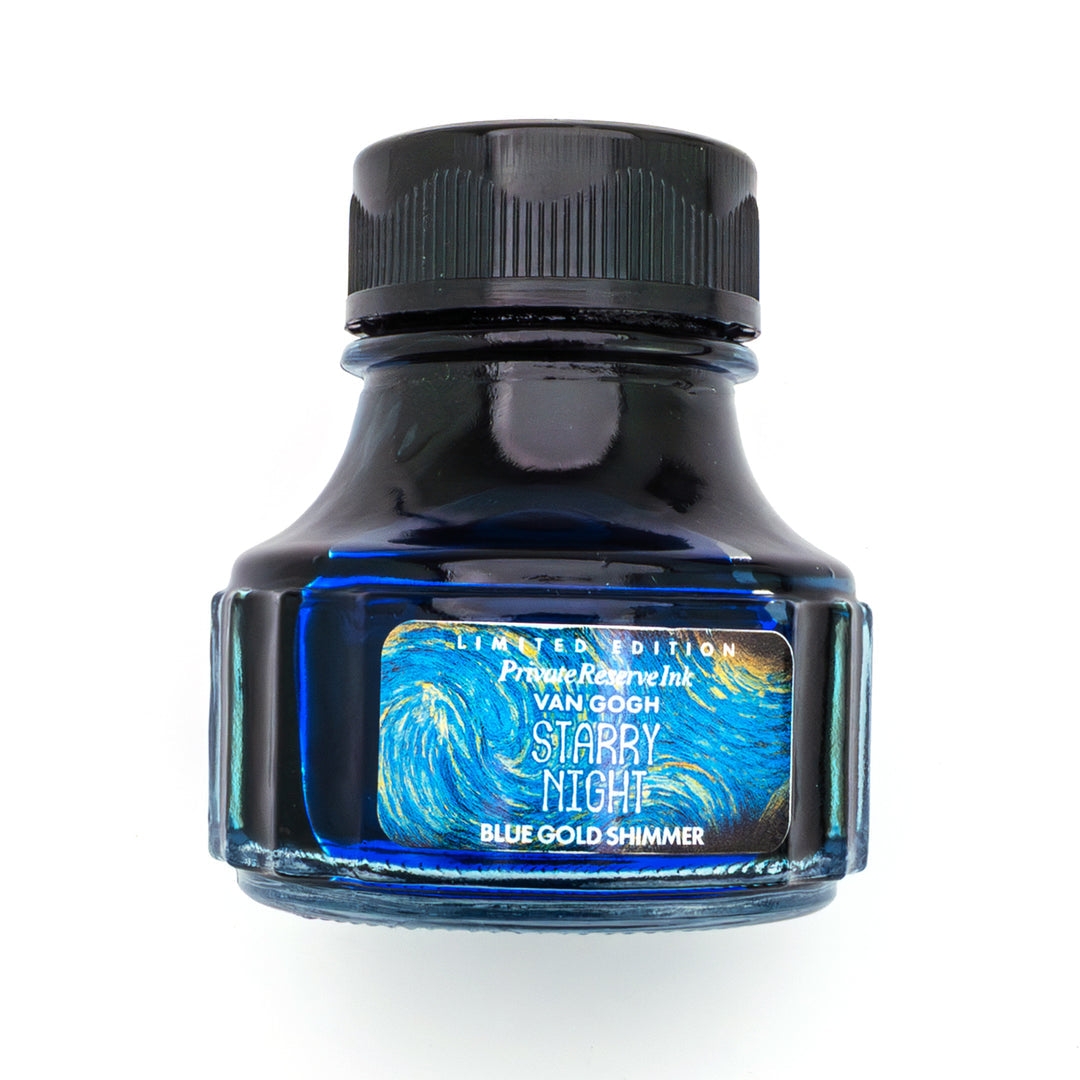 Private Reserve |Van Gogh Starry Night| Limited Edition Ink Bottle,| Blue - 90ml