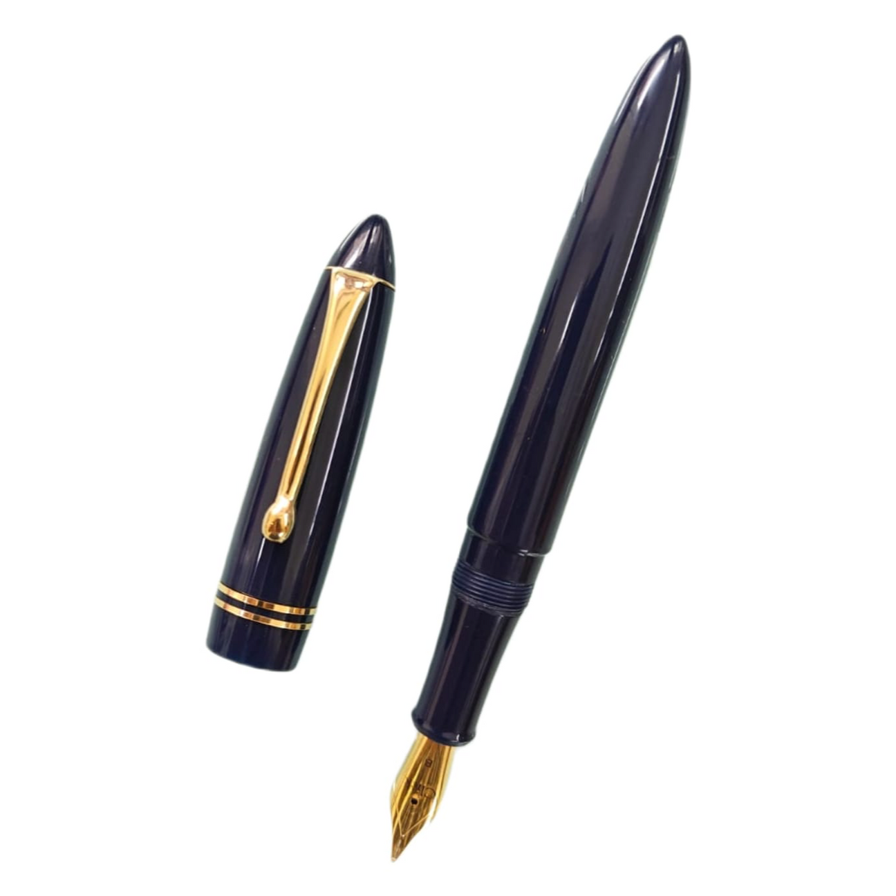 Click | Yen | Fountain Pen | - Blue