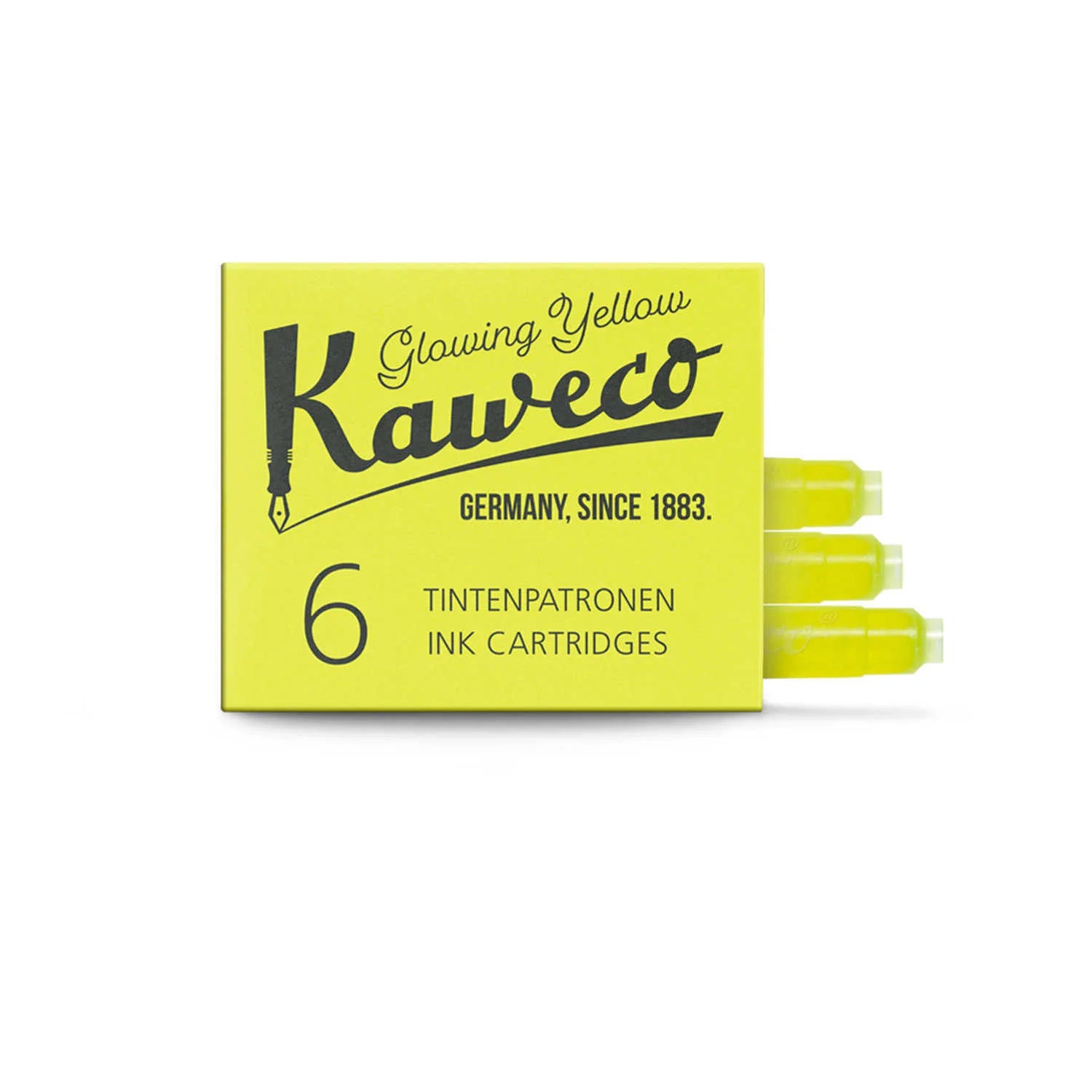 Kaweco | Cartridges | Glowing Yellow | Mini (6pcs)