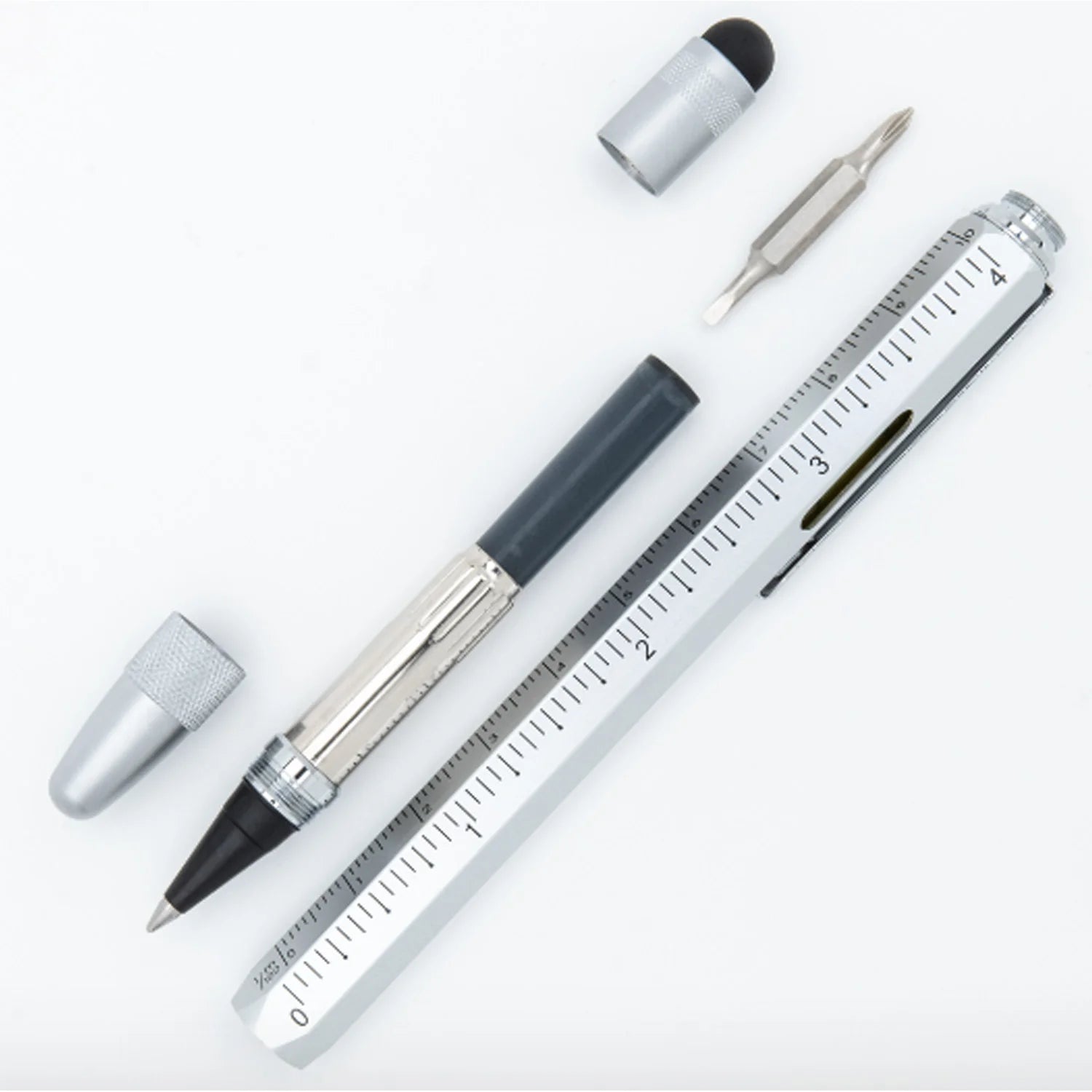 Monteverde | 9 Function Tool | Ink Ball Pen | - Silver CT