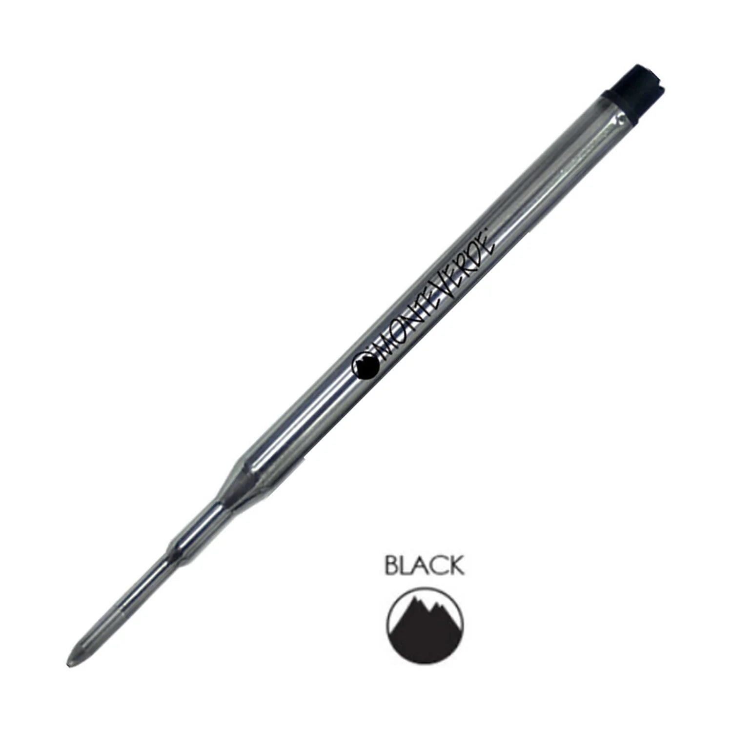 Monteverde | Ball Pen Refill | For Sheaffer | - Black (Medium) (Pack Of 2)