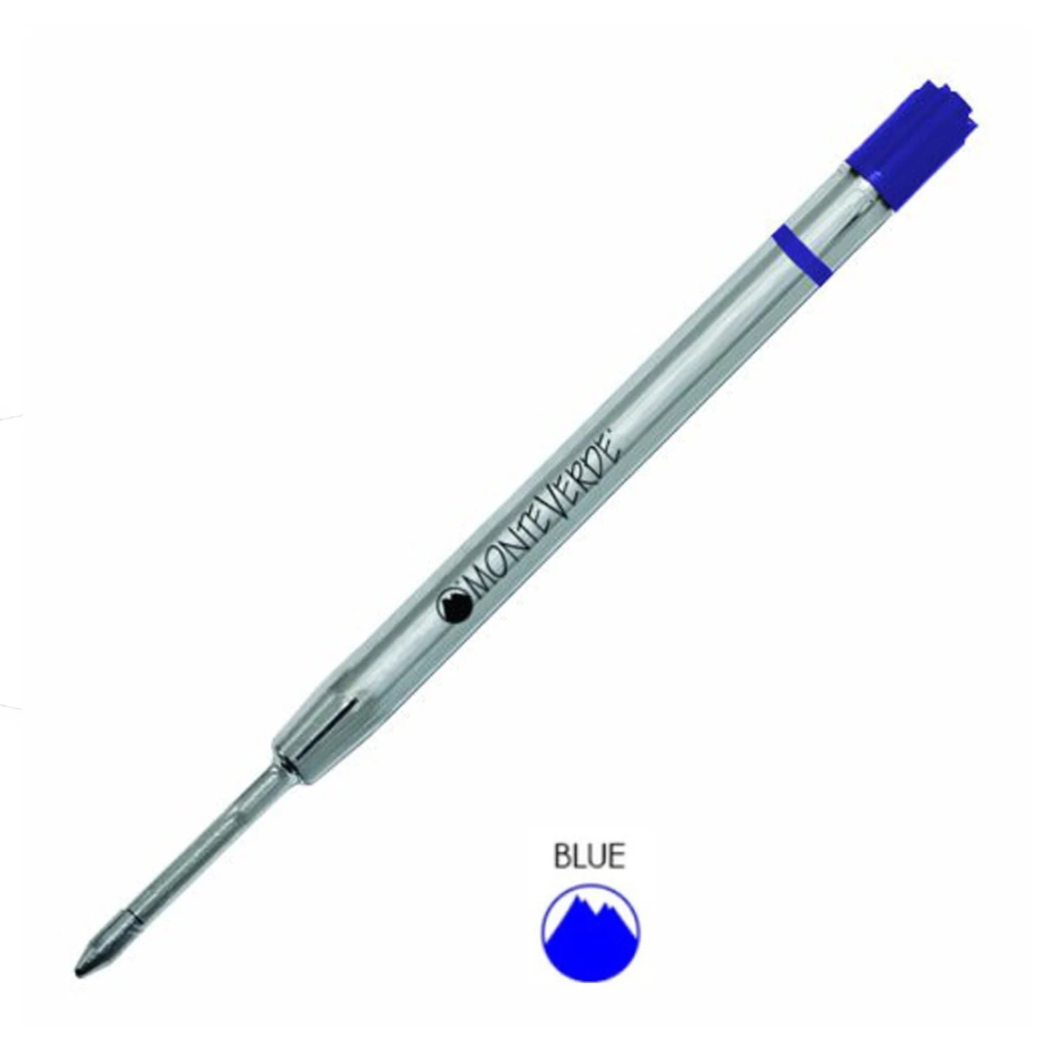 Monteverde | Ceramic Gel Refill | For Parker | - Blue (Broad) (Pack Of 2)