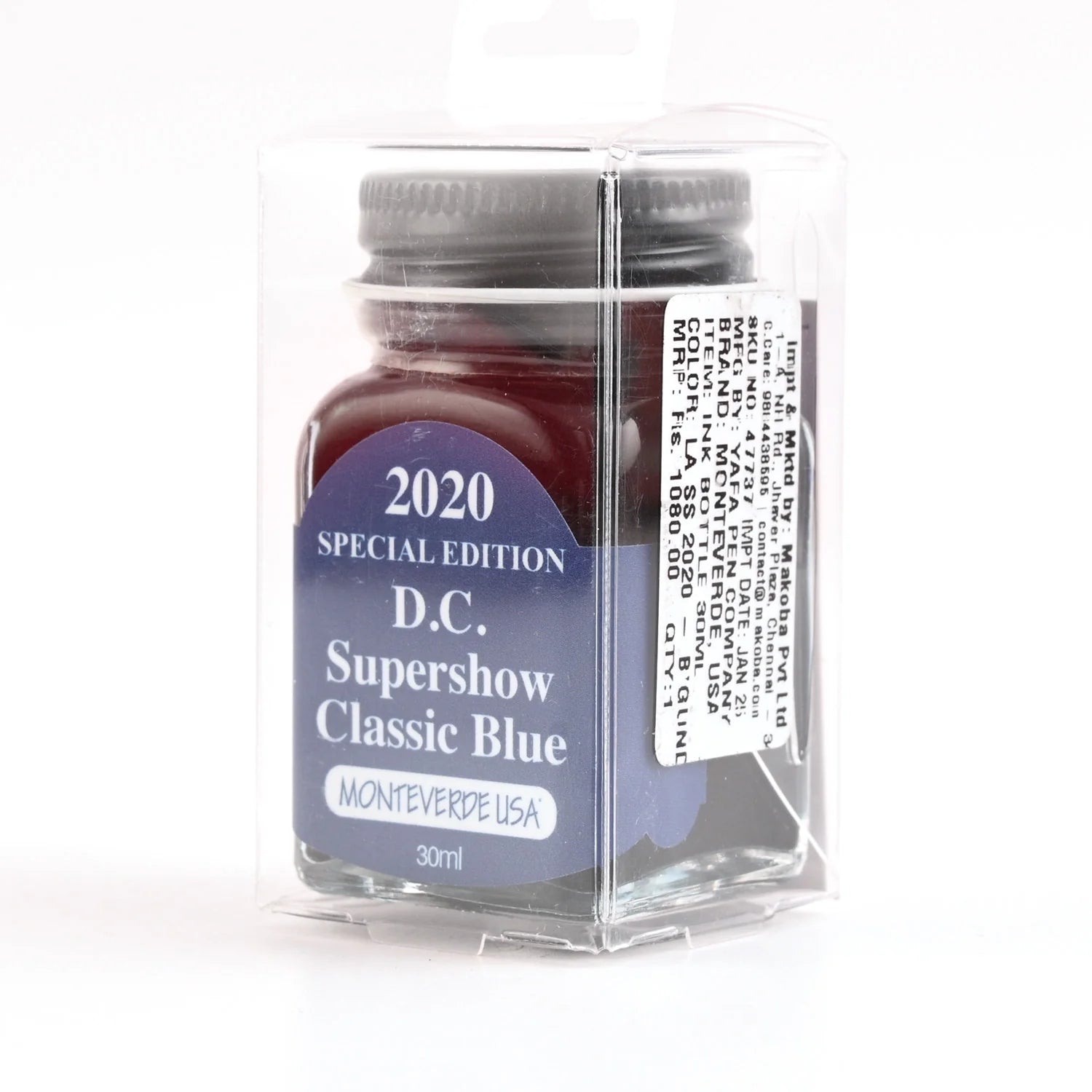 Monteverde | Ink Bottle | - DC Supershow Classic Blue (2020 Special Edition) (30ml)