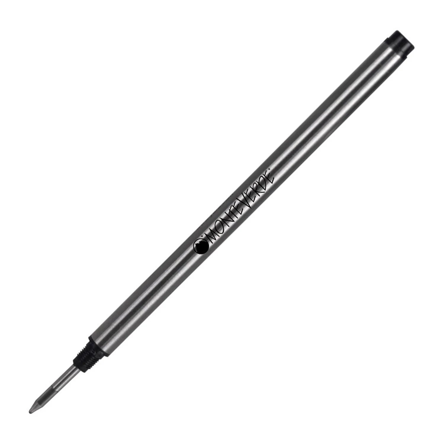 Monteverde | Roller Ball Pen Refill | For Mont Blanc | - Black (Fine) (Pack Of 2)