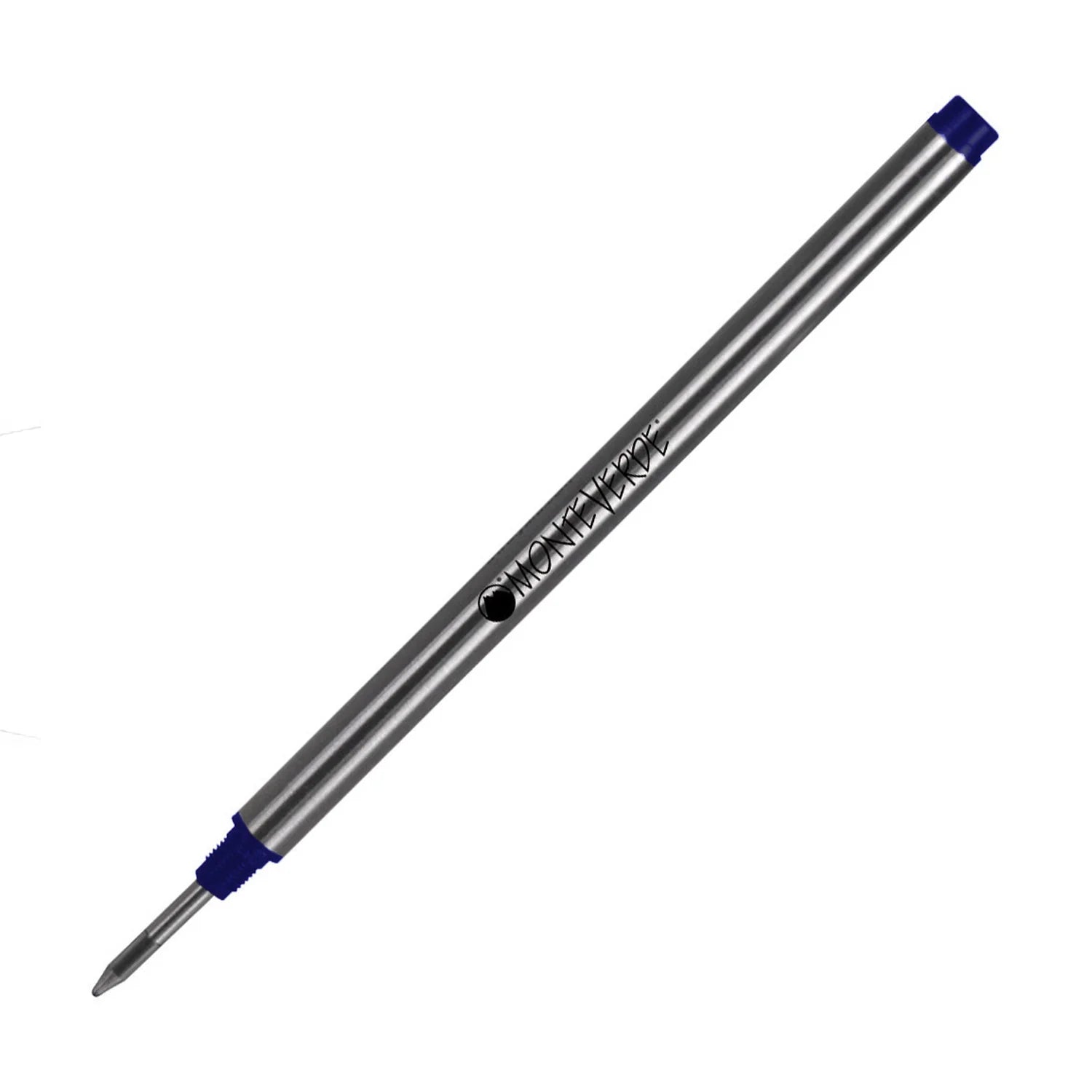 Monteverde | Roller Ball Pen Refill | For Mont Blanc | - Blue/Black (Fine) (Pack Of 2)