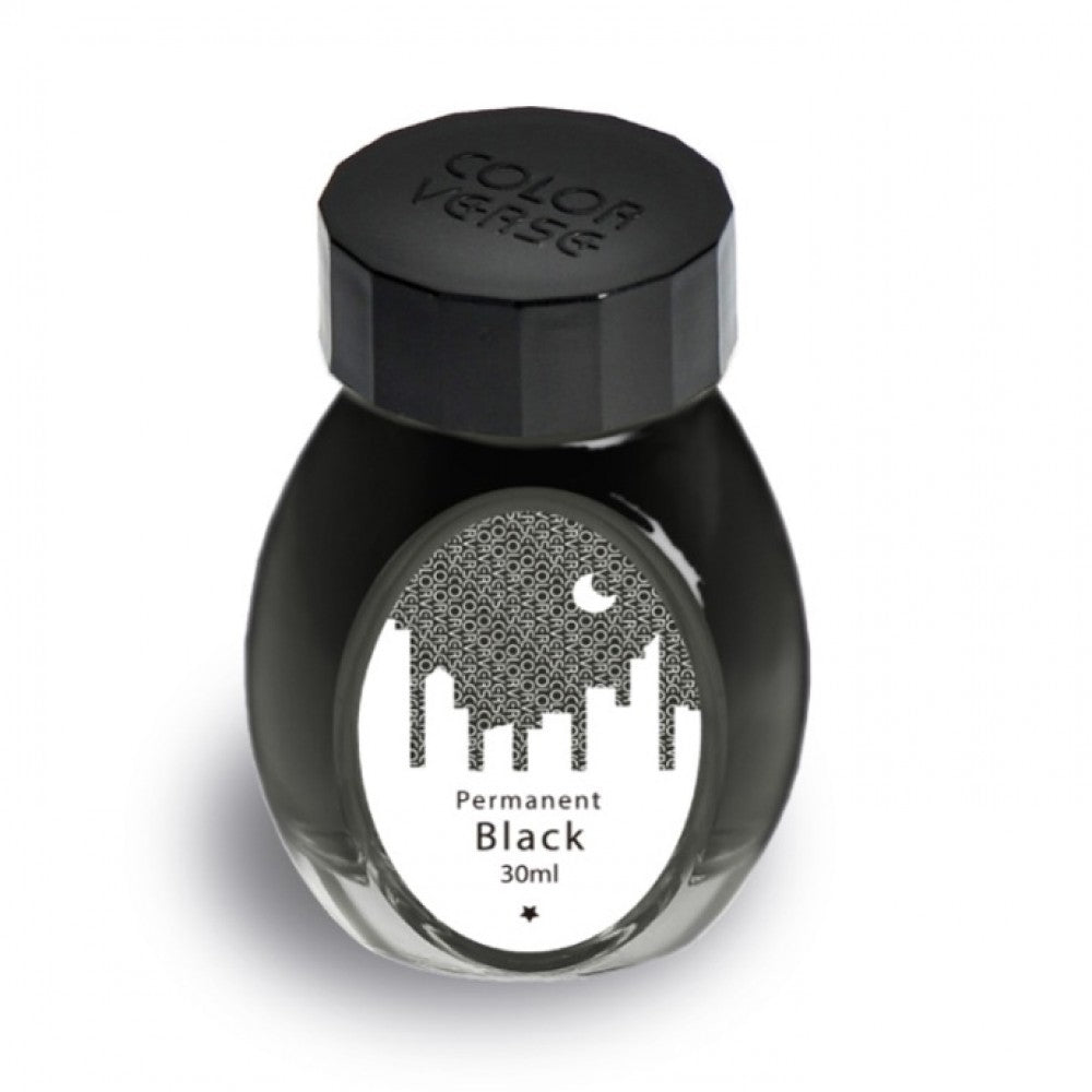 Colorverse | Office Series | Permanent Black | Fountain Pen Waterproof Ink | 30ml - penpencilink