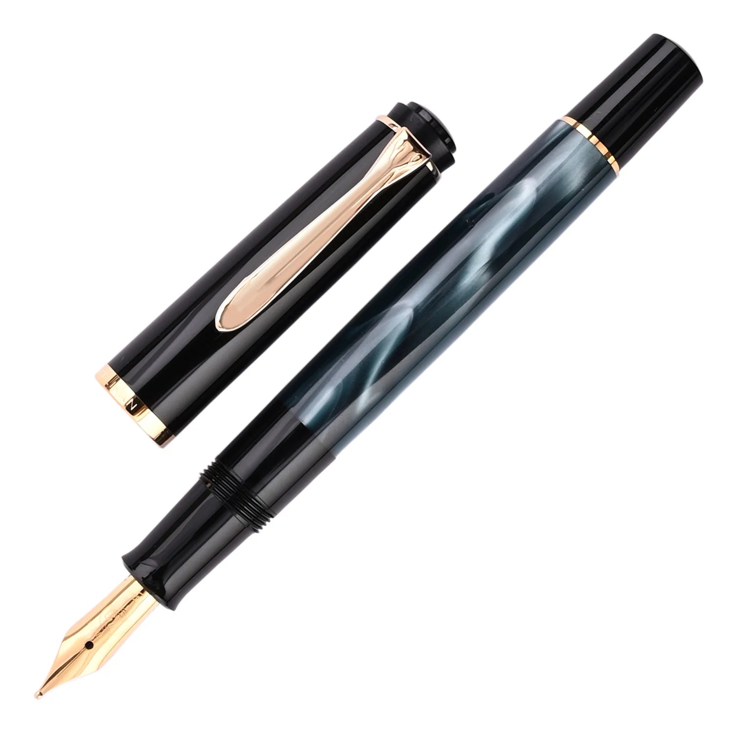 Pelikan | Classic M200 | Fountain Pen | - Green Marbled