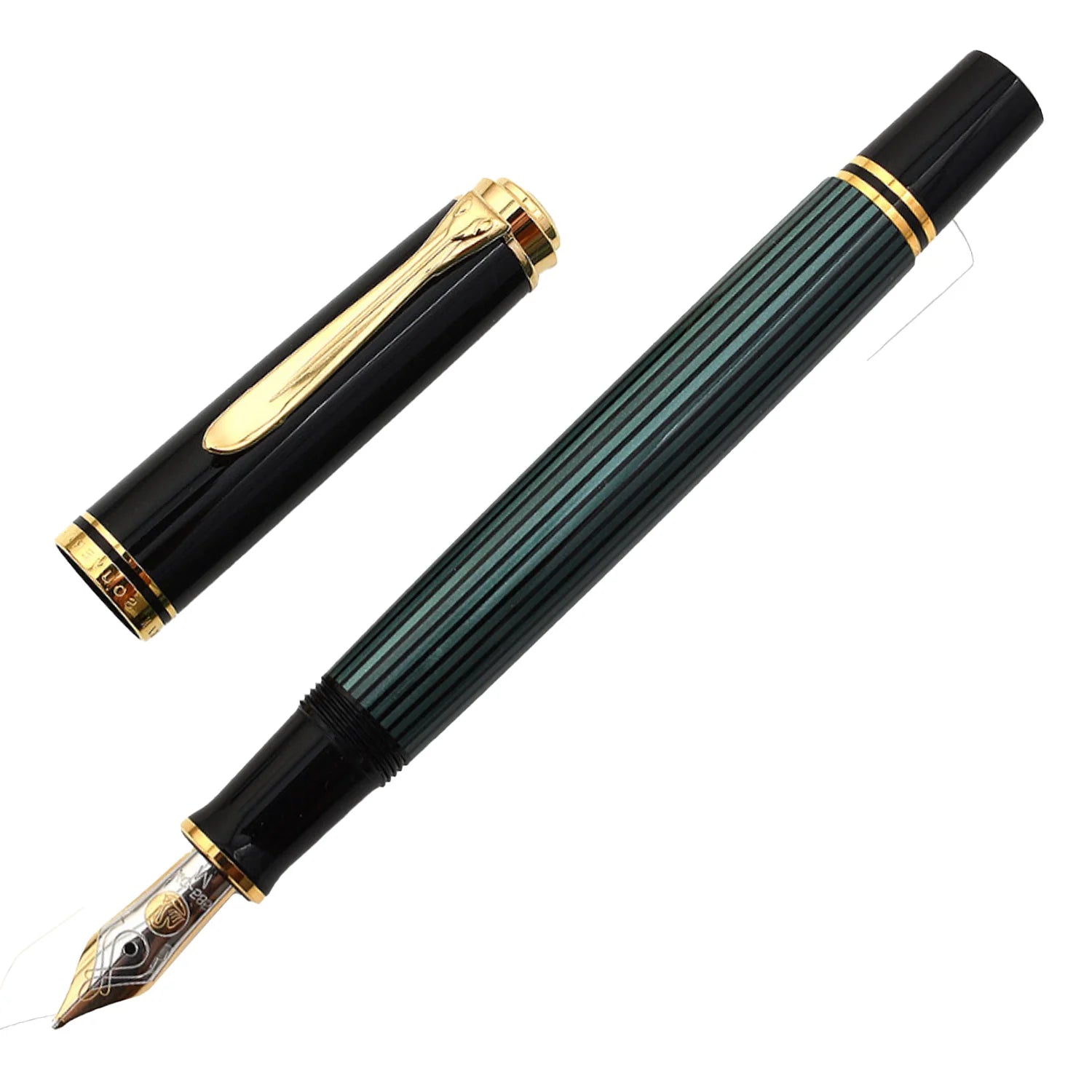 Pelikan | Souverän M400 | Fountain Pen | - Black/Green