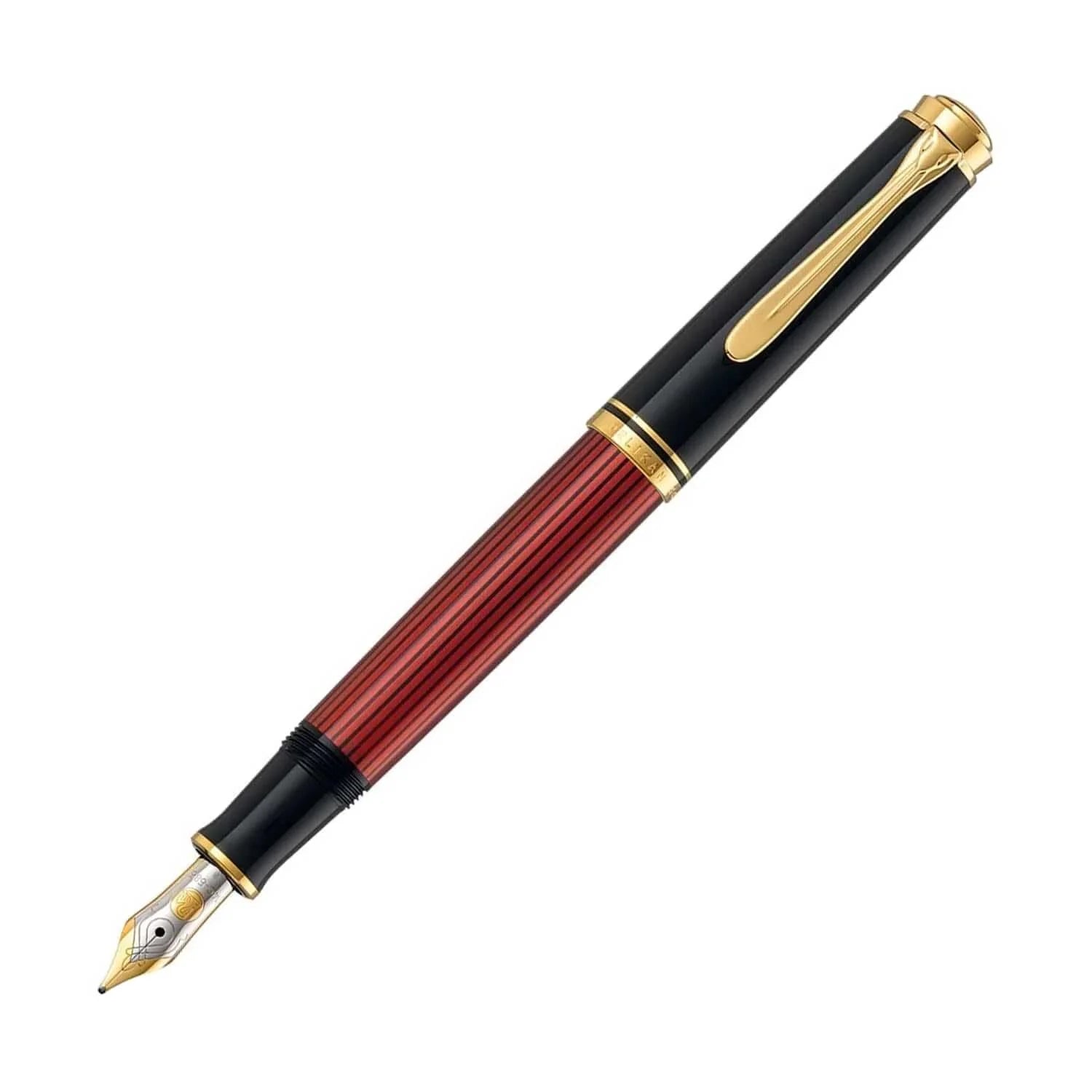 Pelikan | Souverän M400 | Fountain Pen | - Black/Red