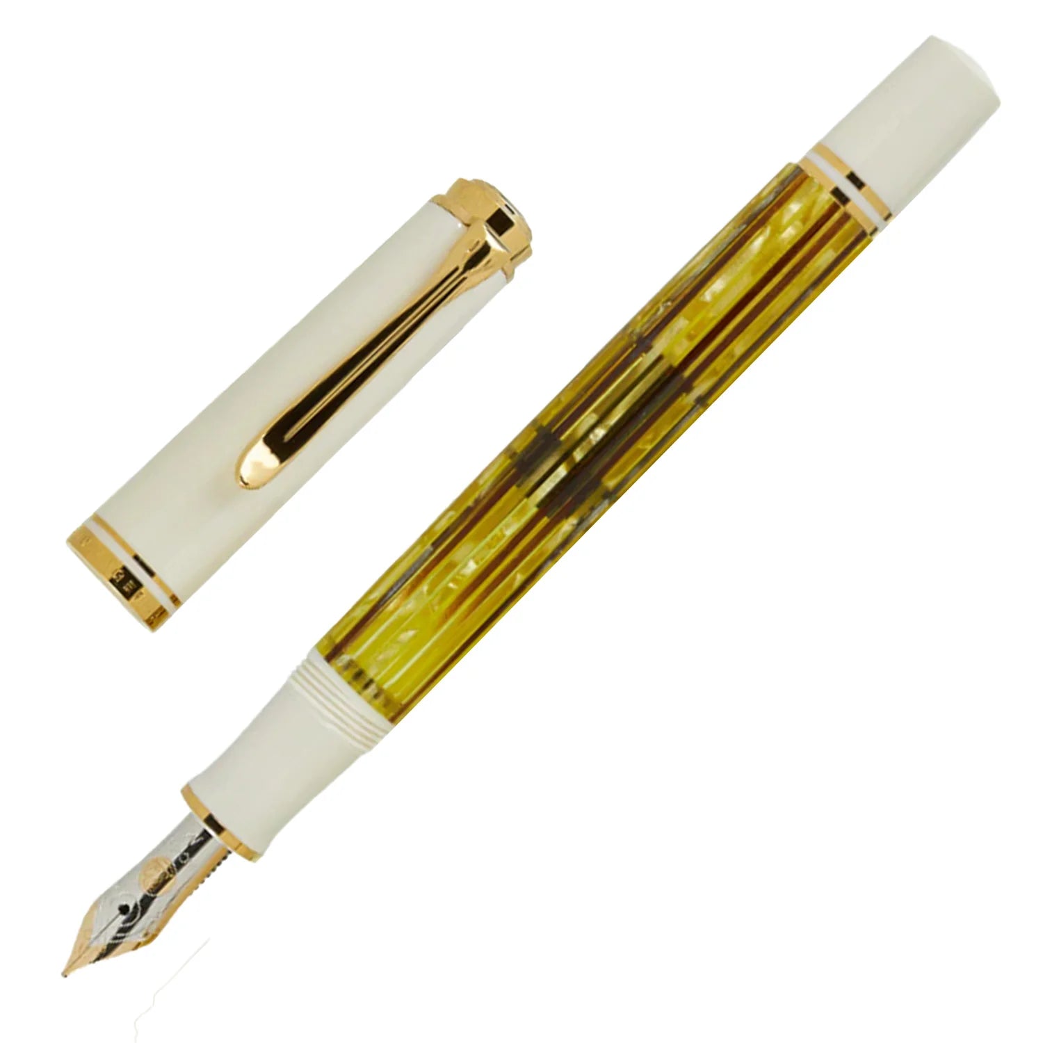 Pelikan | Souverän M400 | Fountain Pen | - White Tortoiseshell