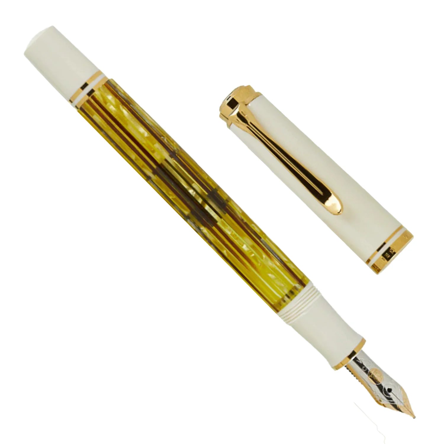Pelikan | Souverän M400 | Fountain Pen | - White Tortoiseshell