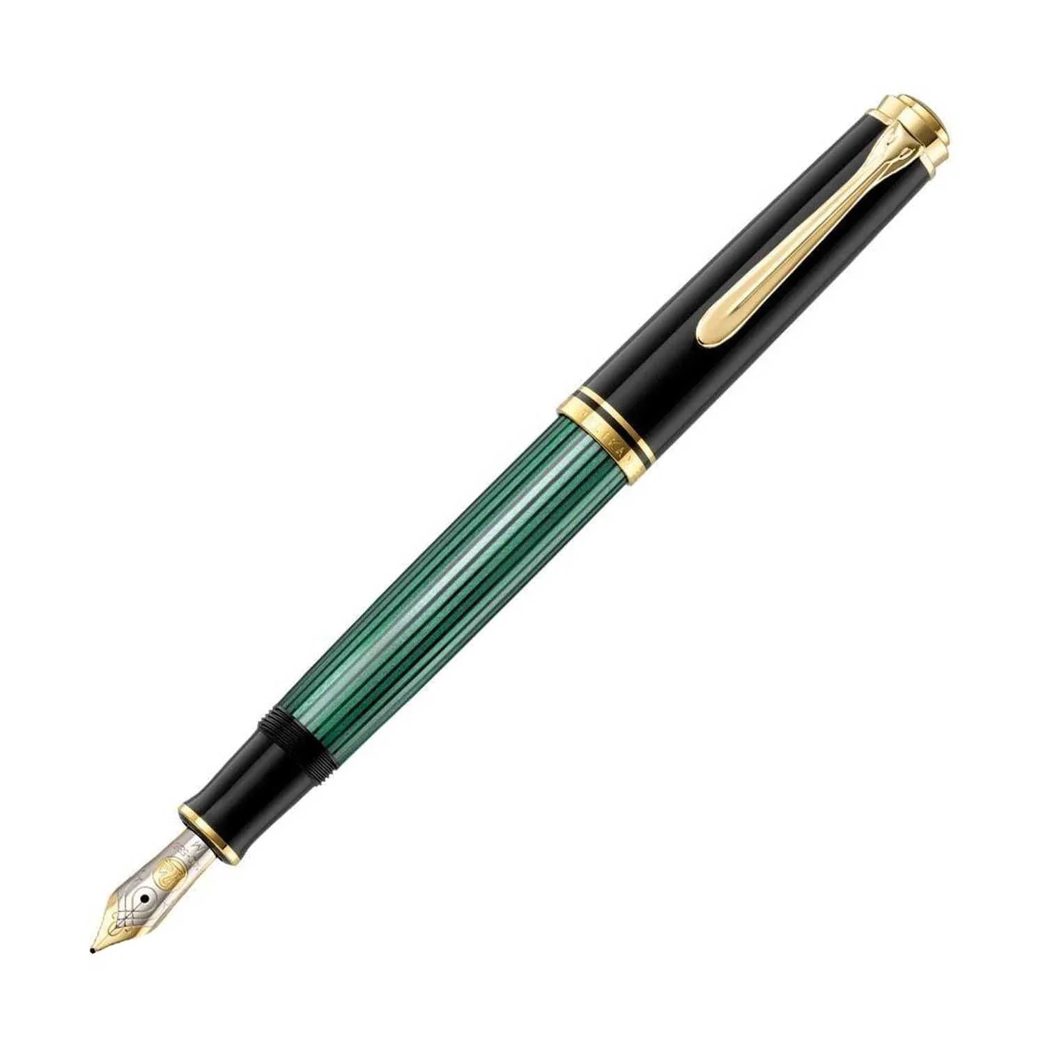 Pelikan | Souverän M600 | Fountain Pen | - Black/Green