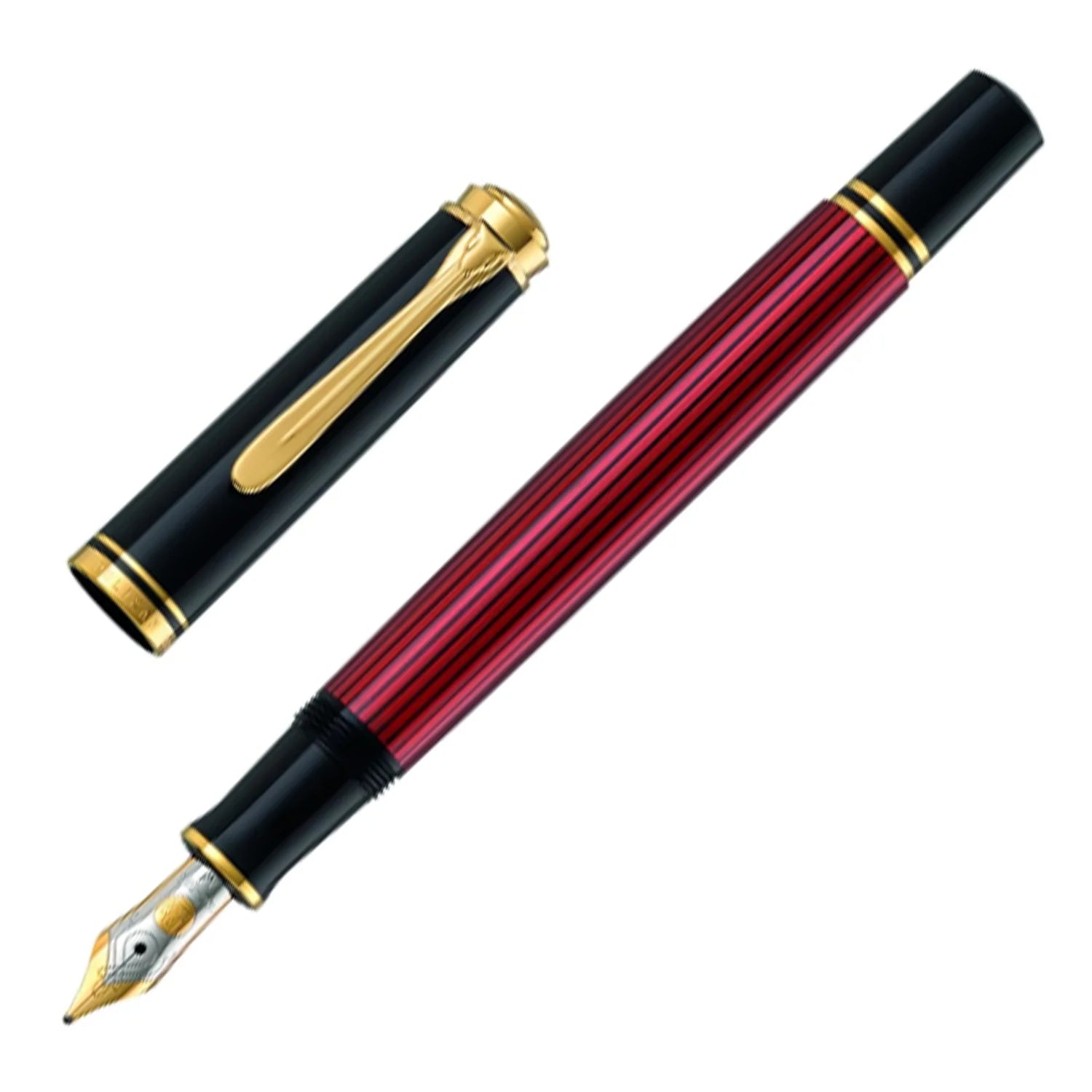 Pelikan | Souverän M600 | Fountain Pen | - Black/Red