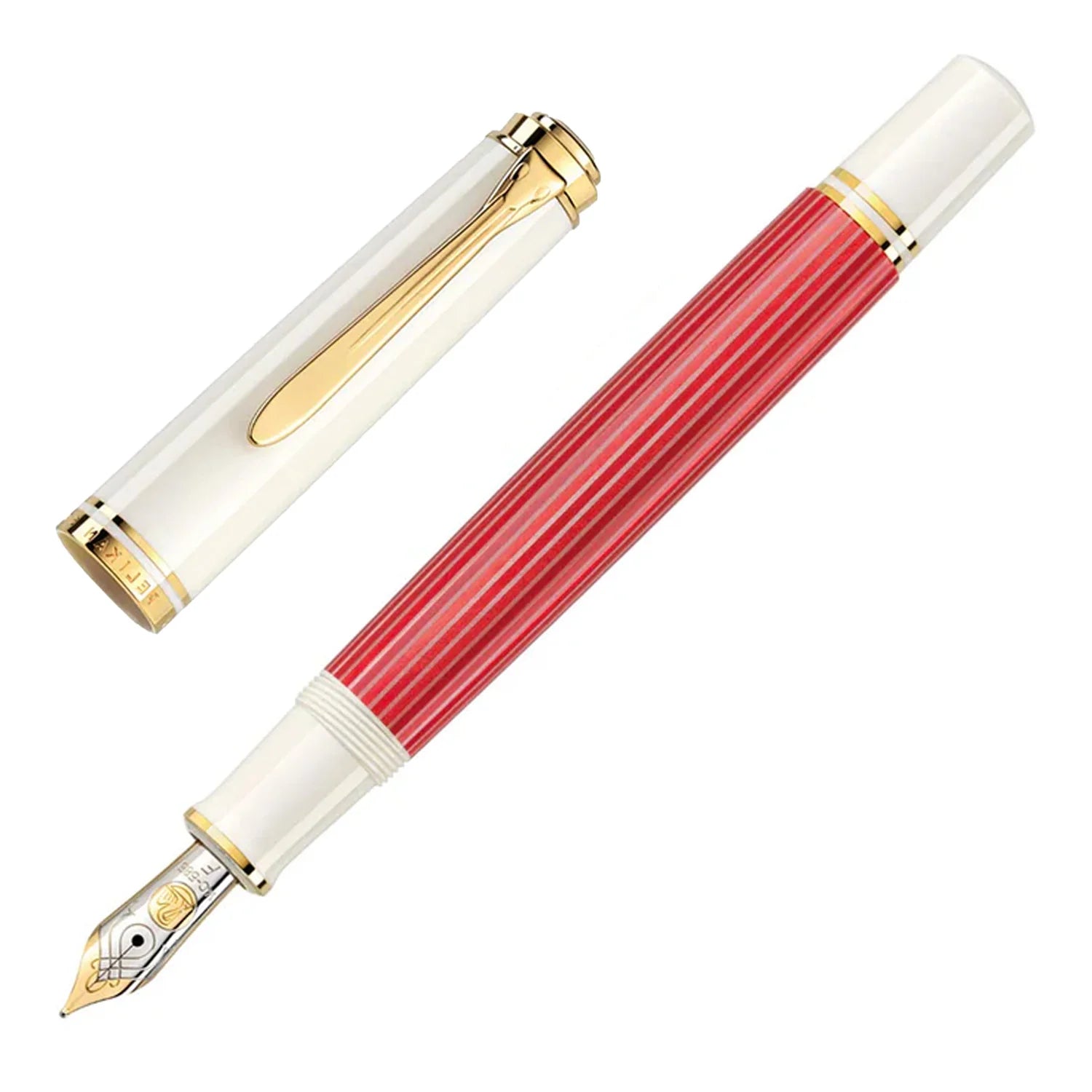 Pelikan | Souverän M600 | Fountain Pen | - Red/White (Special Edition)