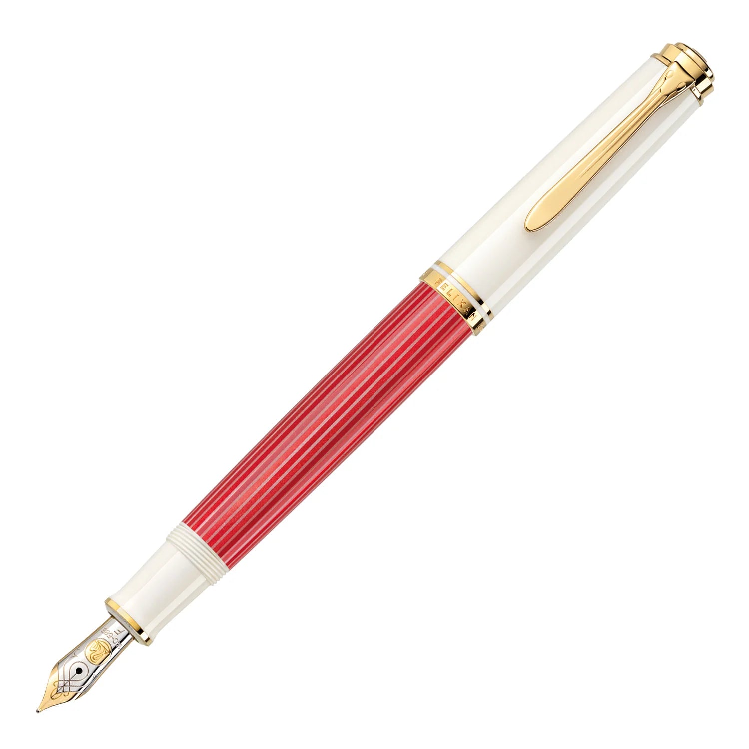 Pelikan | Souverän M600 | Fountain Pen | - Red/White (Special Edition)