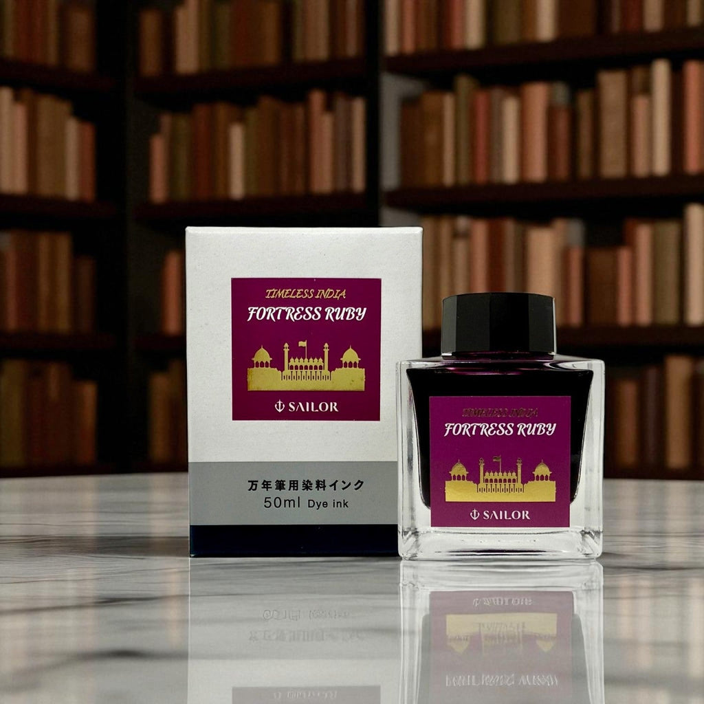 Sailor| Timeless India |Ink Bottle| Fortress Ruby - 50 ML