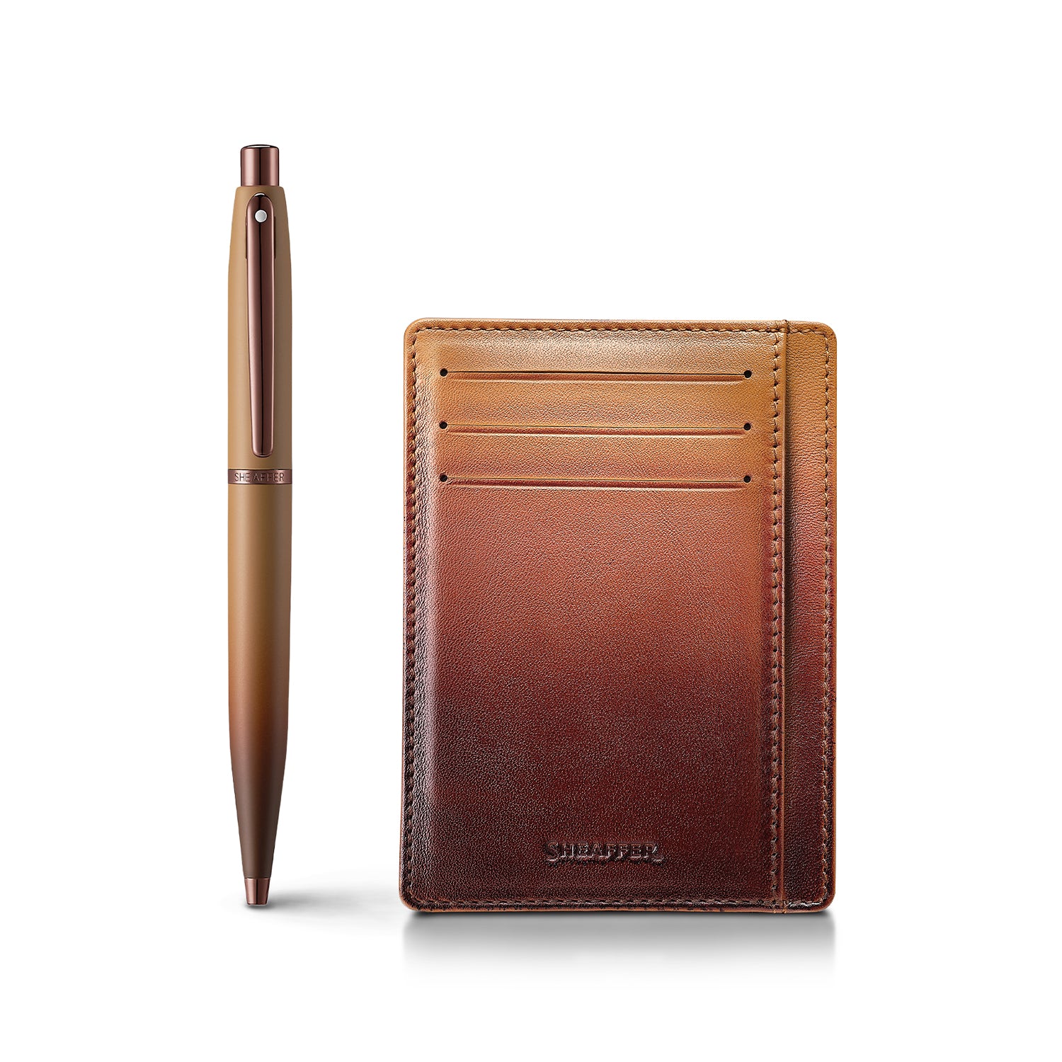 Sheaffer | VFM | Gift Set | Coffee Edition | Ball Pen & Card Holder