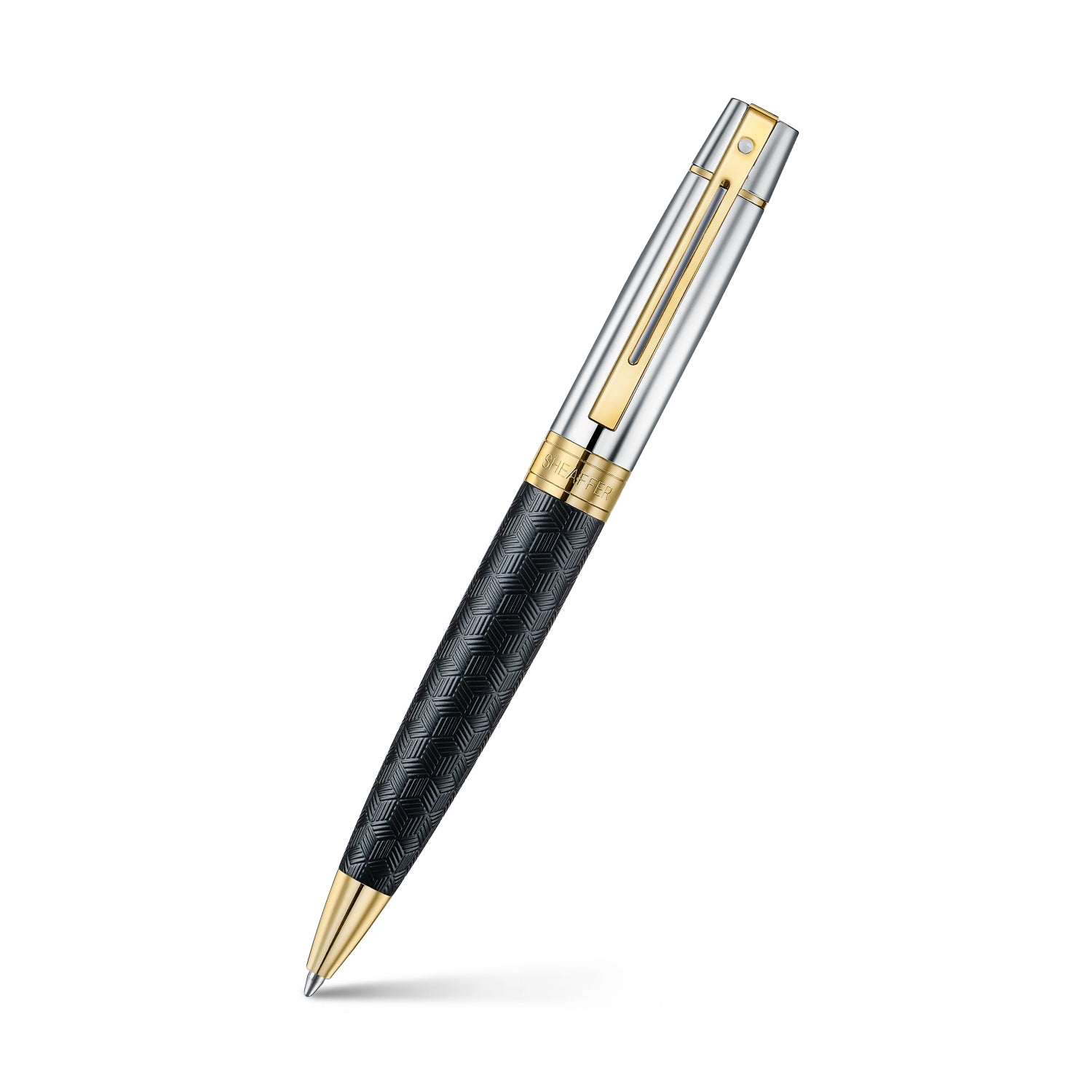 Sheaffer | 300 | 9347 | Ball Pen | - Engraved Black With Chrome Cap GT