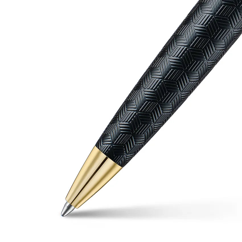 Sheaffer | 300 | 9347 | Ball Pen | - Engraved Black With Chrome Cap GT
