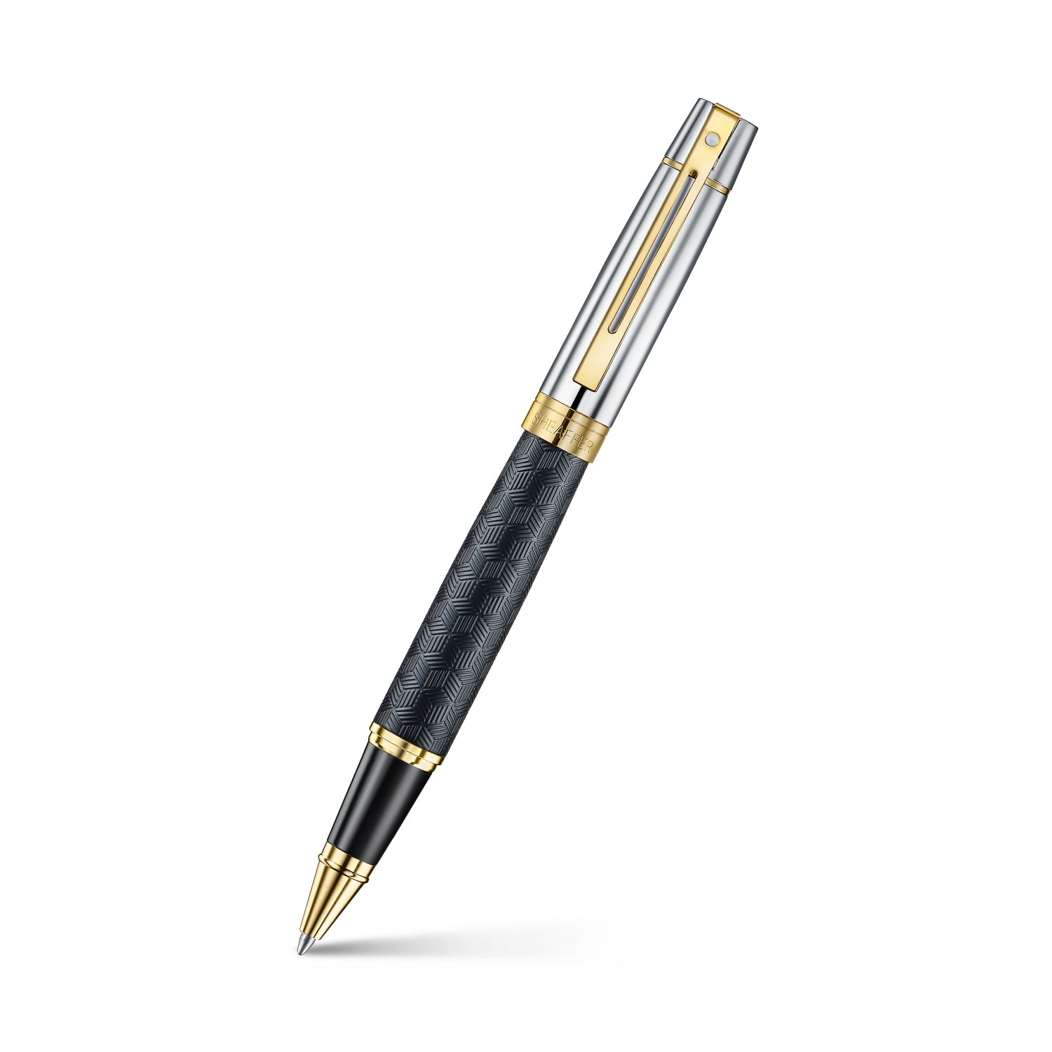 Sheaffer | 300 | 9347 | Roller Ball Pen | - Engraved Black With Chrome Cap GT