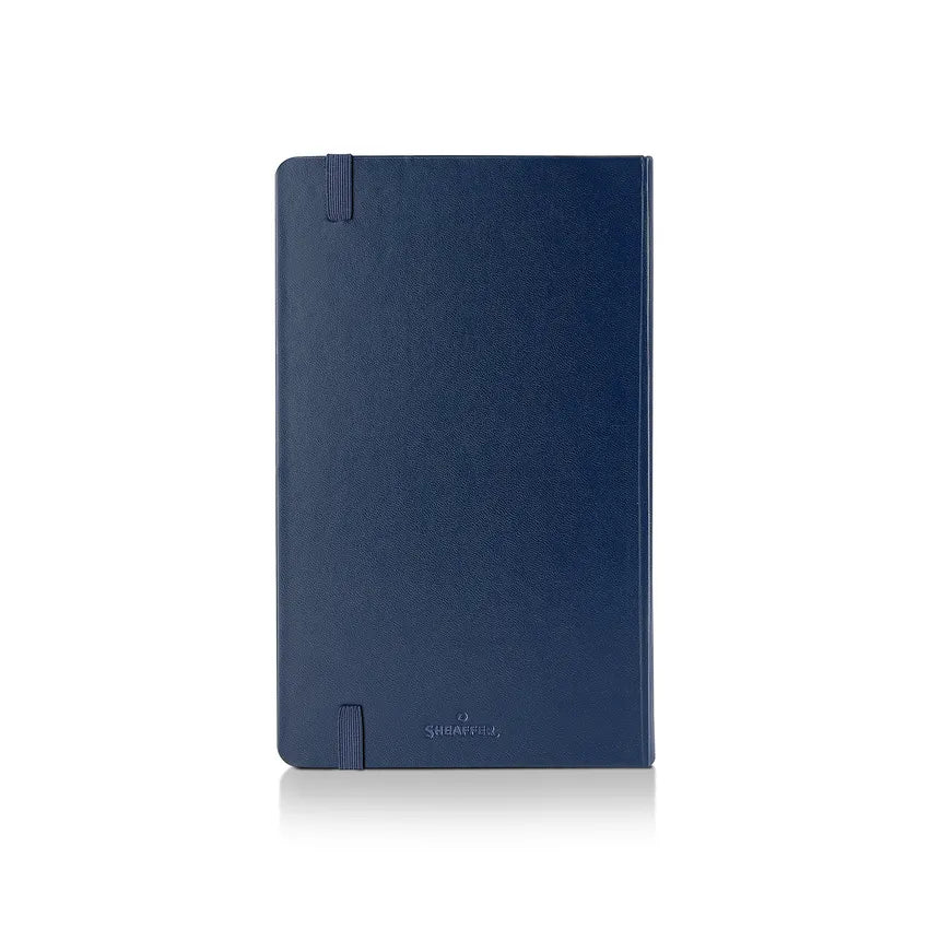 Sheaffer | Medium Notebook | 90 GSM | With Eco-Friendly Cover | Navy (Dot Grid)