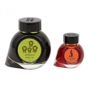 Colorverse Ink | Trailblazer In Space | Albert Light Green & V2 Rocket Orange | 65ml & 15ml | 2 Bottle Set - penpencilink