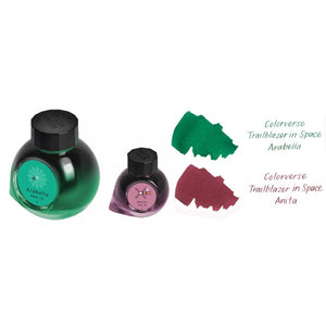 Colorverse Ink | Trailblazer In Space | Arabella Green & Anita Pink | 65ml & 15ml | 2 Bottle Set - penpencilink