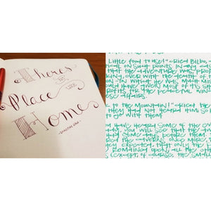 Colorverse Ink | Trailblazer In Space | Arabella Green & Anita Pink | 65ml & 15ml | 2 Bottle Set - penpencilink