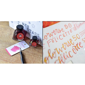 Colorverse Ink | Trailblazer In Space | Felicette | Red | 65ml & 15ml | 2 Bottle Set - penpencilink