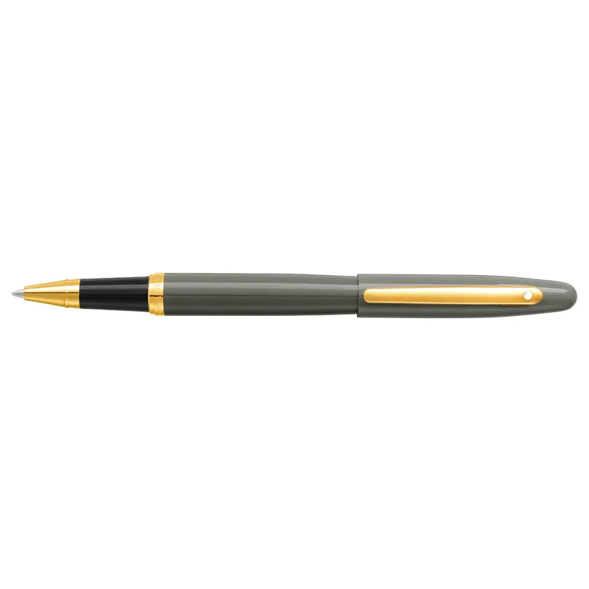 Sheaffer | VFM | 9427 | Light Grey | Gold Trim | Roller Ball Pen