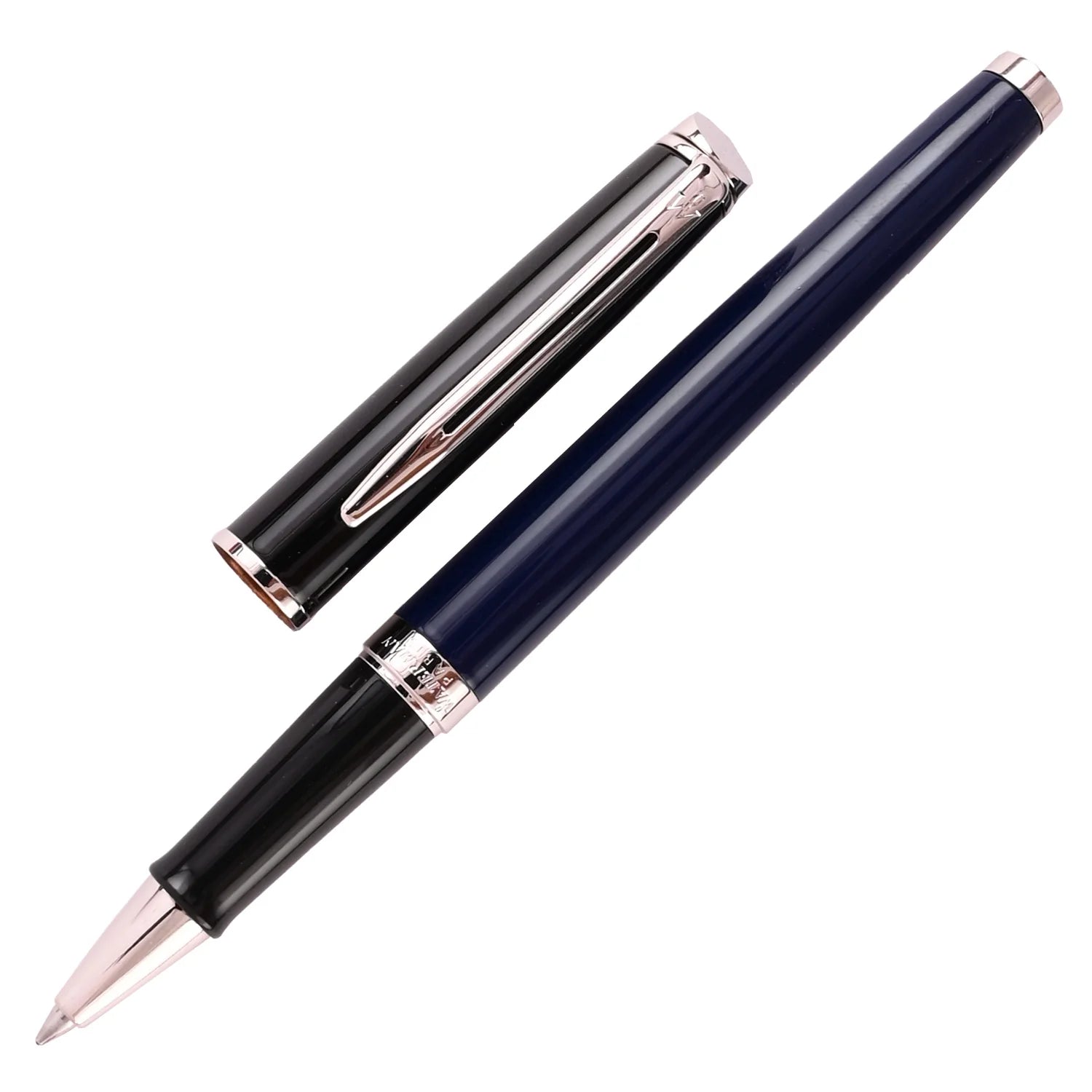 Waterman | Hemisphere | Colour Blocking | Roller Ball Pen | - Black & Blue CT