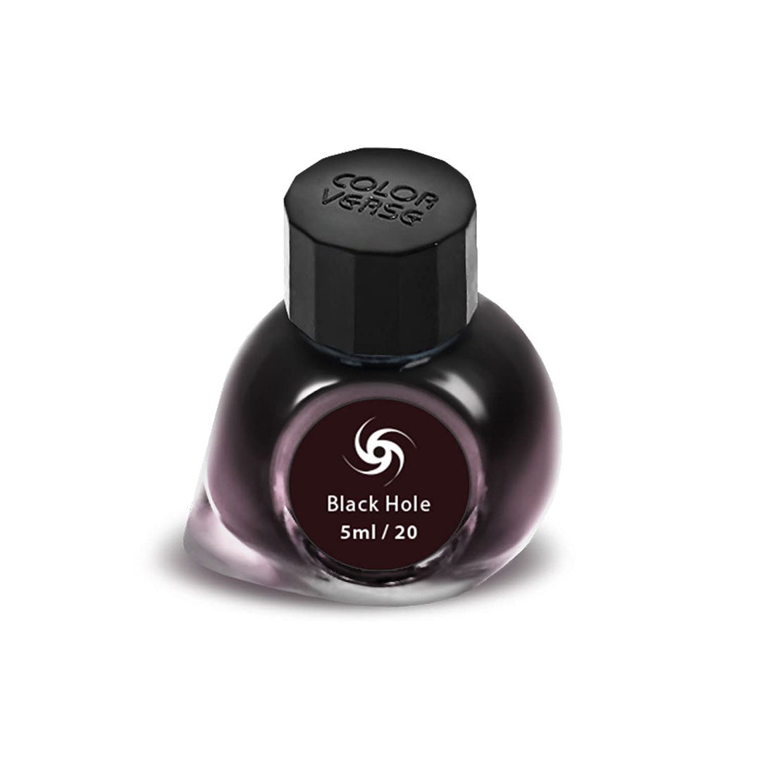 Colorverse Mini |  Black | Fountain Pen Bottled Ink | 5ml | Black Hole