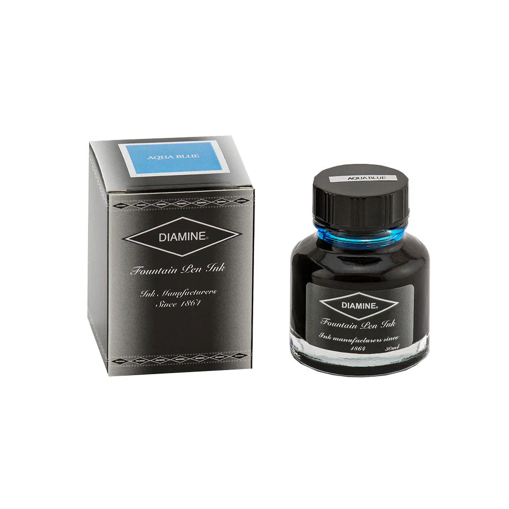 Diamine | Ink Bottle | - Aqua Blue (30ml)