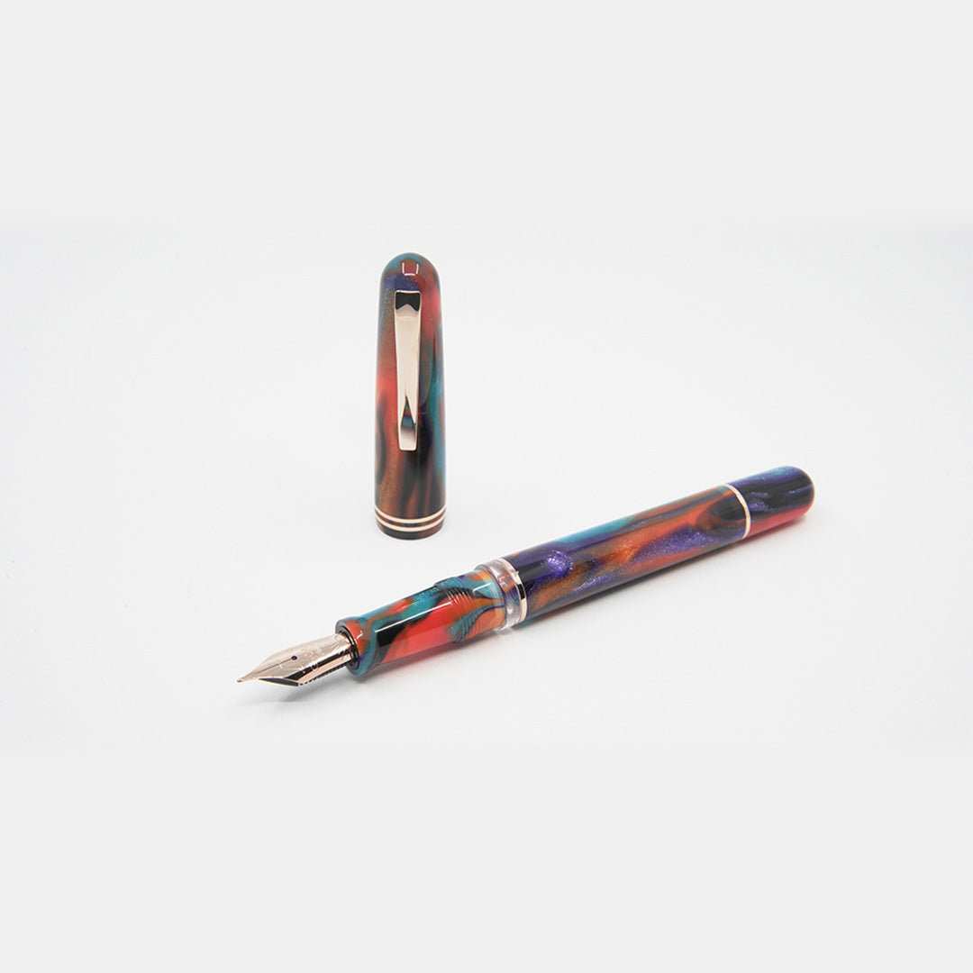 Gioia | Metis Fountain Pen | Iride Rose Gold | Stub Nib